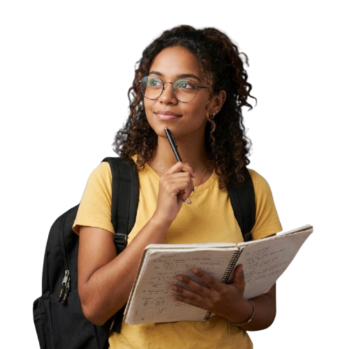 Student dreaming of destination